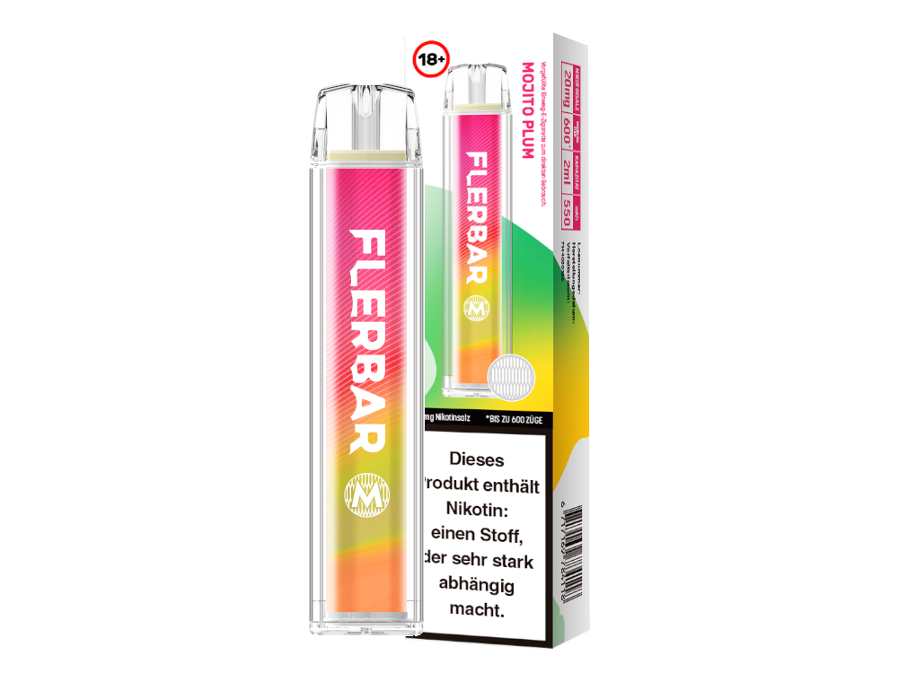 Flerbar - M - (2 ml) 20 mg/ml - Einweg E-Zigarette