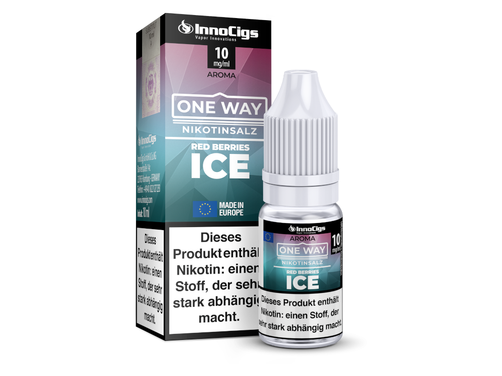 InnoCigs - One Way - Red Berries Ice - Nikotinsalz Liquid - time4smoke