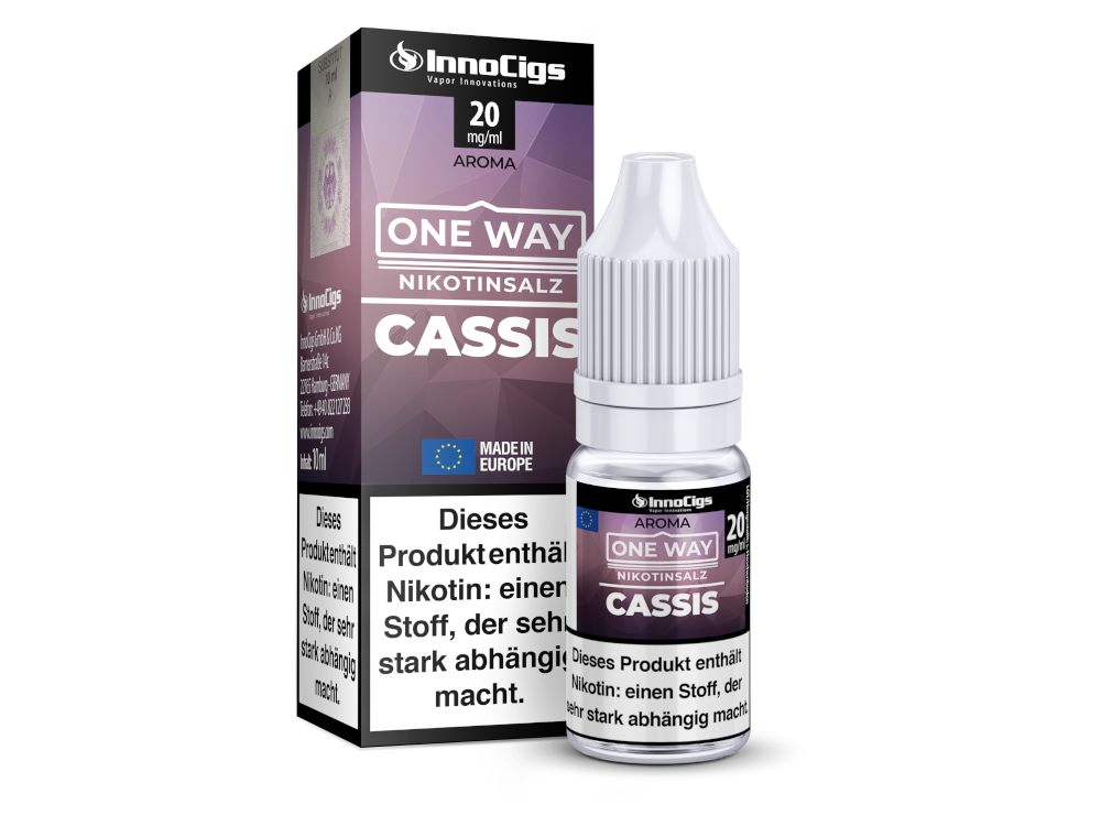 InnoCigs - One Way - Cassis - Nikotinsalz Liquid - time4smoke