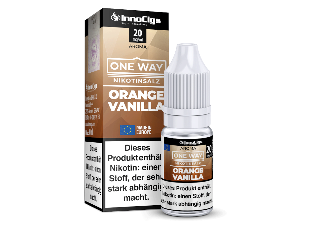 InnoCigs - One Way - Orange Vanilla - Nikotinsalz Liquid - time4smoke