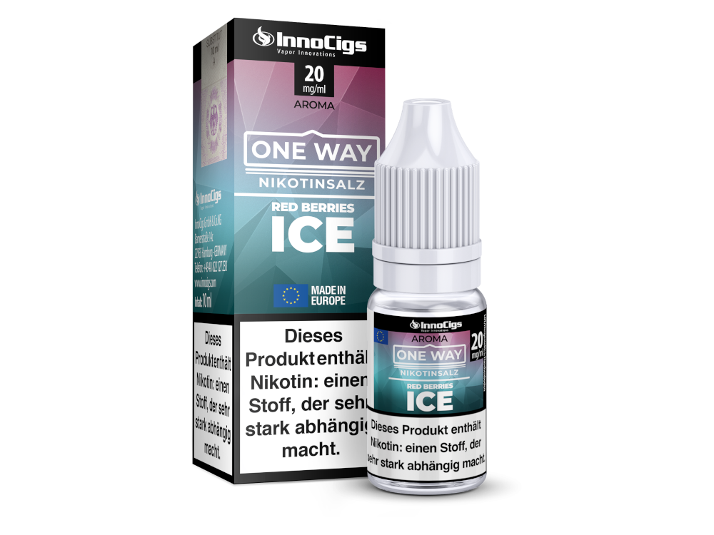 InnoCigs - One Way - Red Berries Ice - Nikotinsalz Liquid - time4smoke