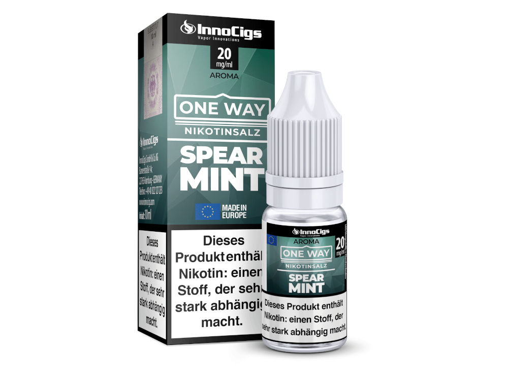 InnoCigs - One Way - Spearmint - Nikotinsalz Liquid - time4smoke