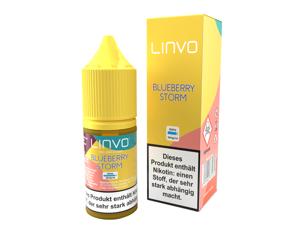 Linvo - Blueberry Storm - Nikotinsalz Liquid