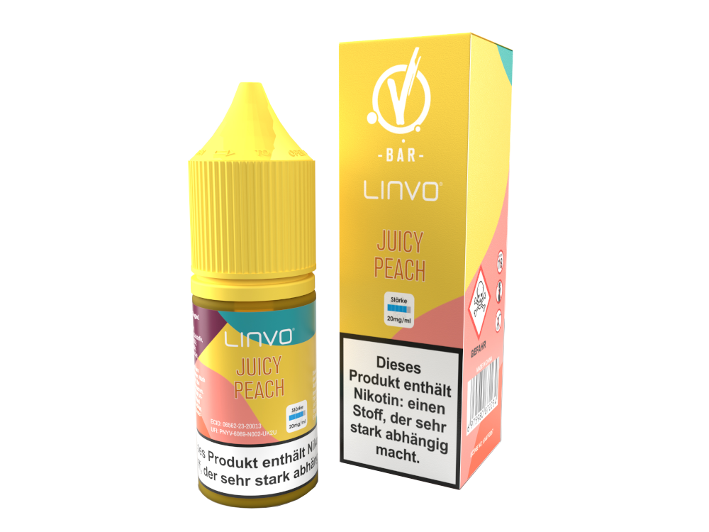 Linvo - Peach - Nikotinsalz Liquid - time4smoke
