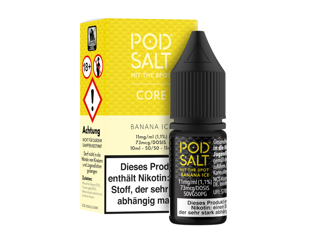 Pod Salt - Core - Banana Ice - Nikotinsalz Liquid