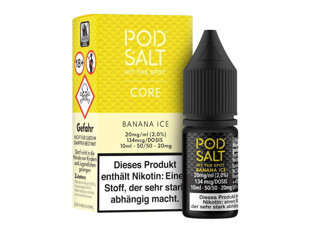 Pod Salt - Core - Banana Ice - Nikotinsalz Liquid