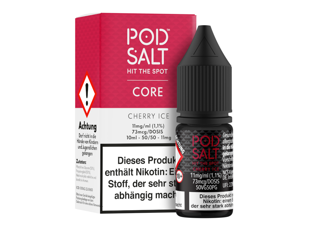 Pod Salt - Core - Cherry Ice - Nikotinsalz Liquid