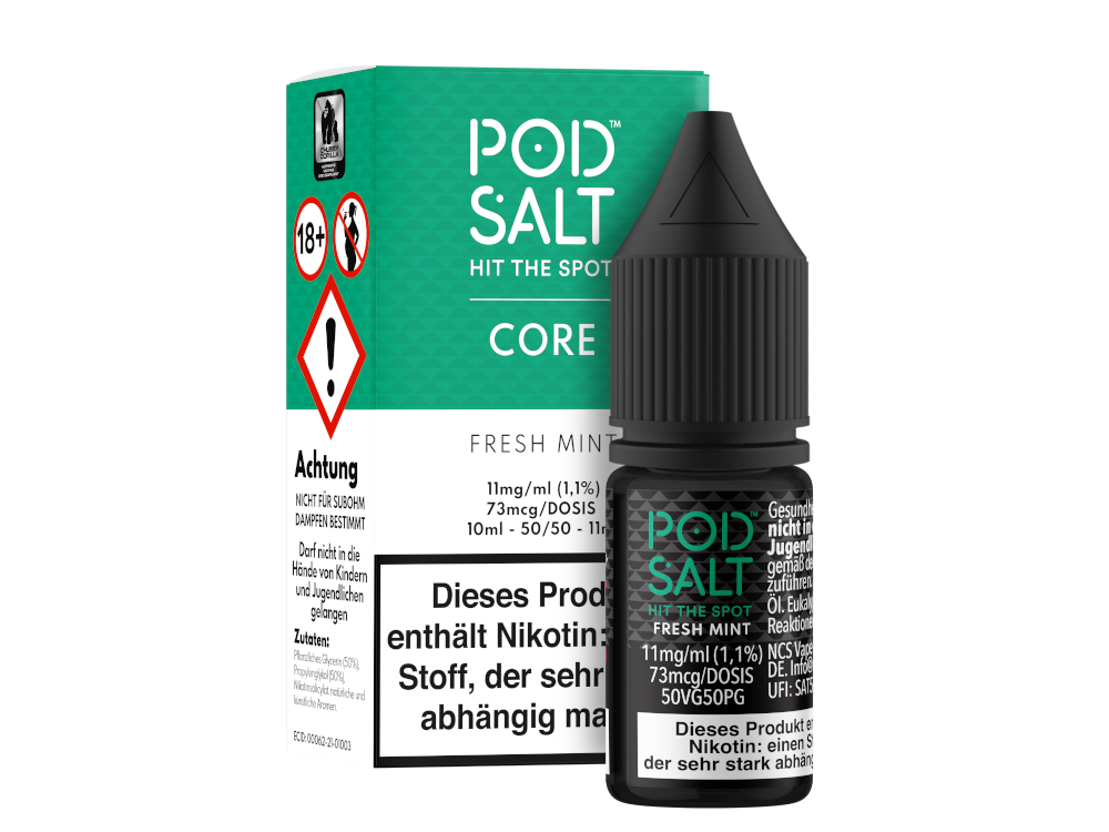 Pod Salt - Core - Fresh Mint - Nikotinsalz Liquid