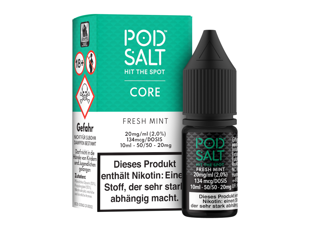 Pod Salt - Core - Fresh Mint - Nikotinsalz Liquid