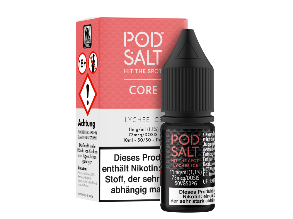 Pod Salt - Core - Lychee Ice - Nikotinsalz Liquid