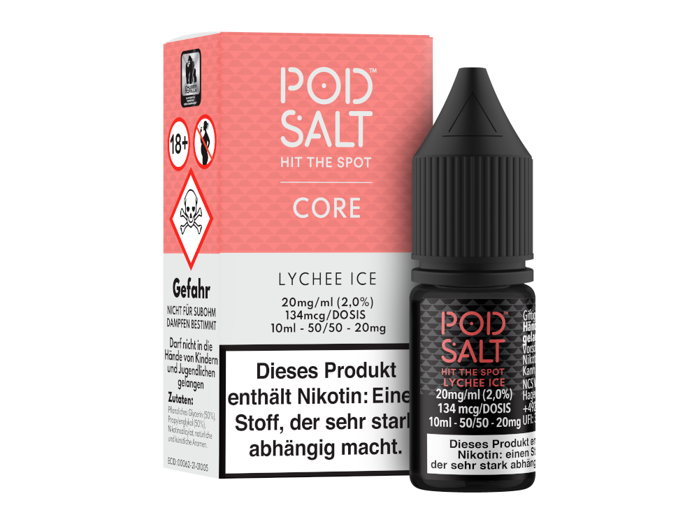 Pod Salt - Core - Lychee Ice - Nikotinsalz Liquid