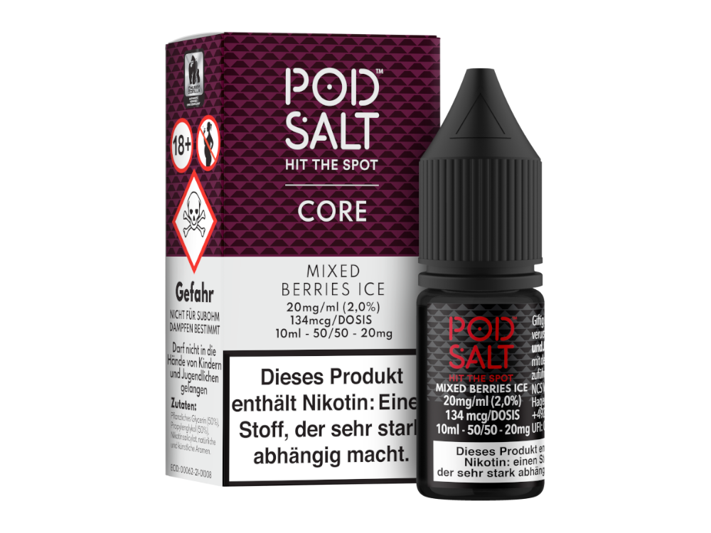 Pod Salt - Core - Mixed Berries Ice - Nikotinsalz Liquid