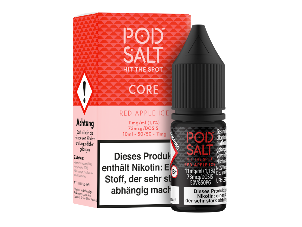 Pod Salt - Core - Red Apple Ice - Nikotinsalz Liquid