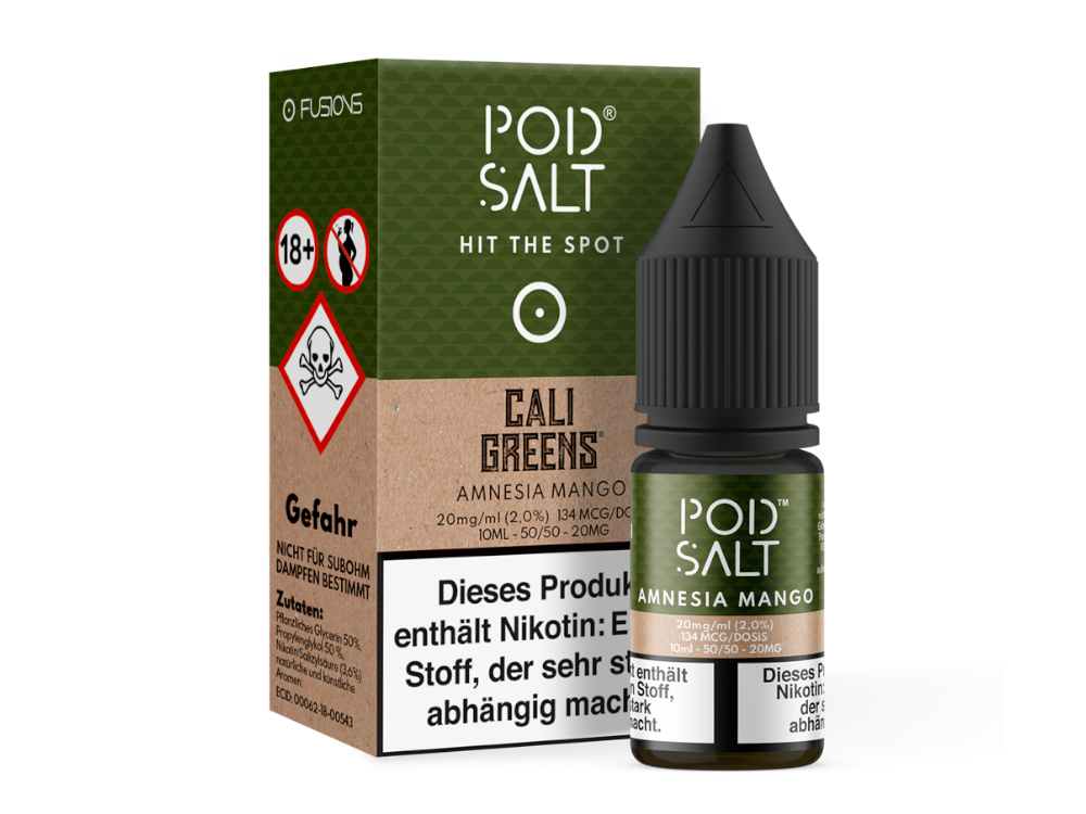 Pod Salt - Fusion - Amnesia Mango - Nikotinsalz Liquid