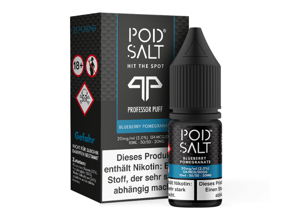 Pod Salt - Fusion - Blueberry Pomegranate - Nikotinsalz Liquid