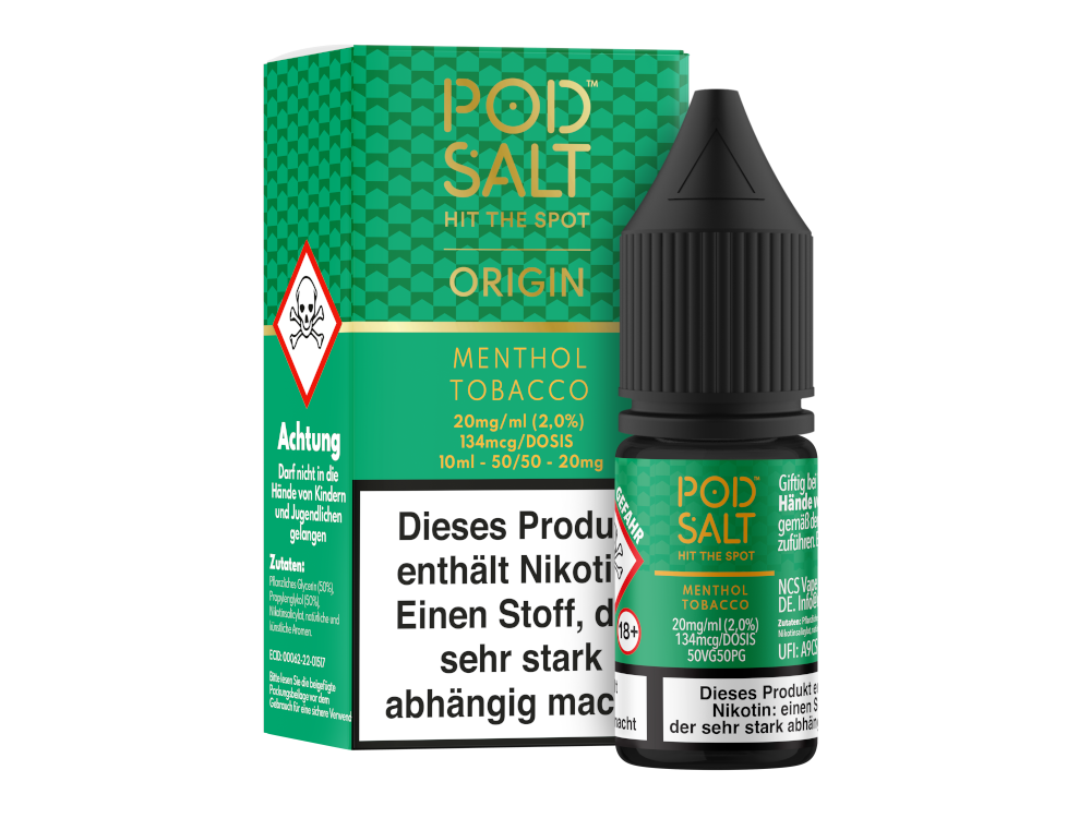 Pod Salt - Origin - Menthol Tobacco - Nikotinsalz Liquid