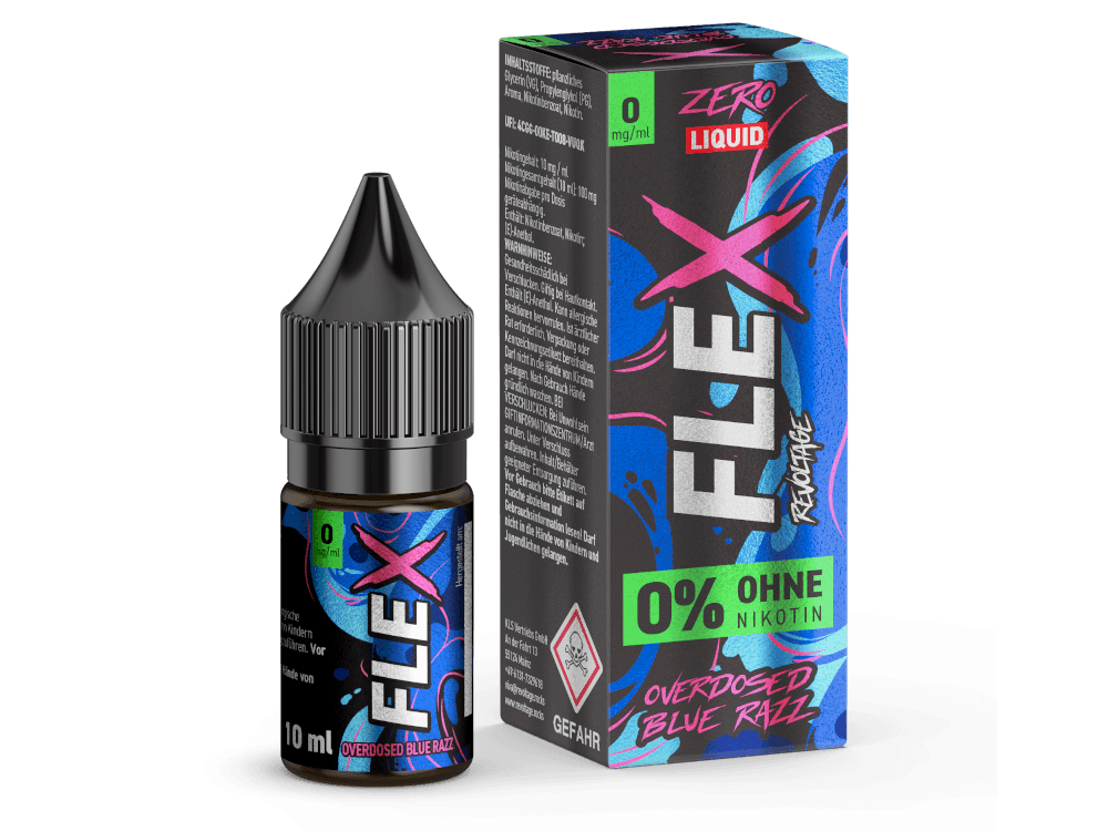 Revoltage - FLEX - Blue Razz - Nikotinsalz Liquid - time4smoke