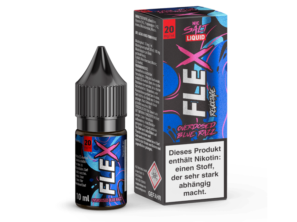 Revoltage - FLEX - Blue Razz - Nikotinsalz Liquid - time4smoke