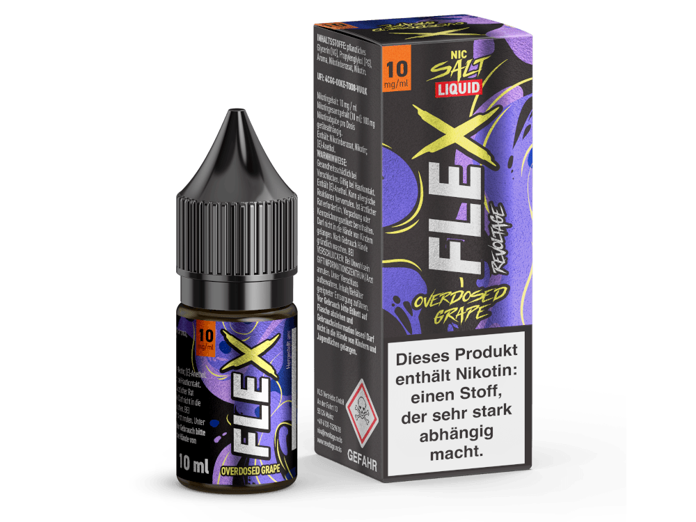 Revoltage - FLEX - Grape - Nikotinsalz Liquid - time4smoke