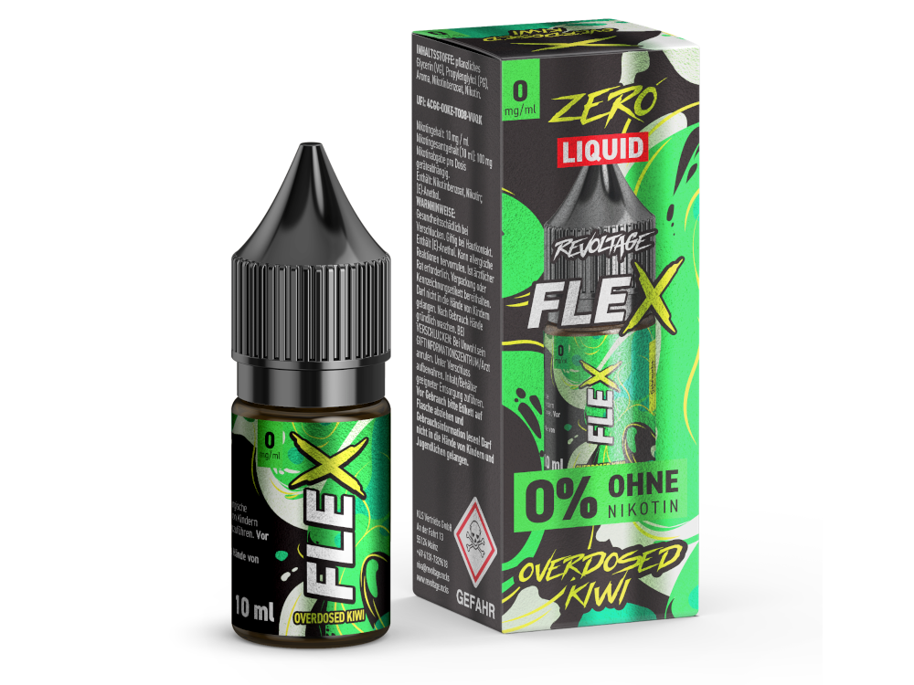 Revoltage - FLEX - Kiwi - Nikotinsalz Liquid - time4smoke