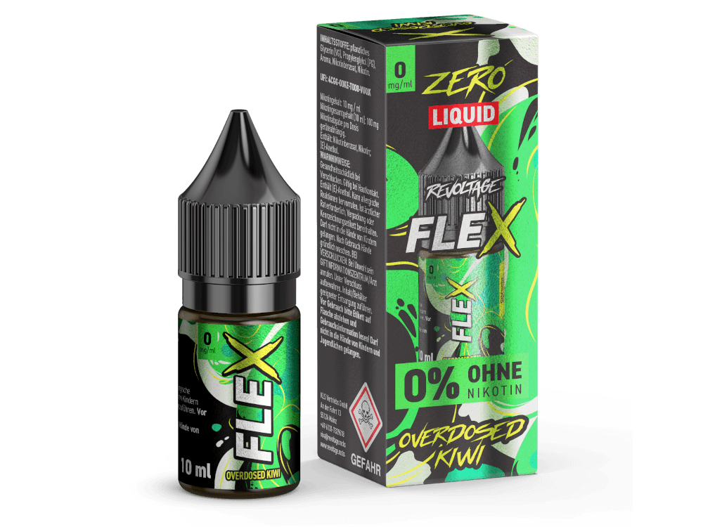 Revoltage - FLEX - Kiwi - Nikotinsalz Liquid - time4smoke