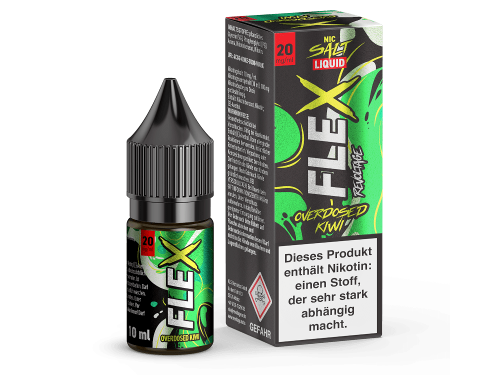 Revoltage - FLEX - Kiwi - Nikotinsalz Liquid - time4smoke