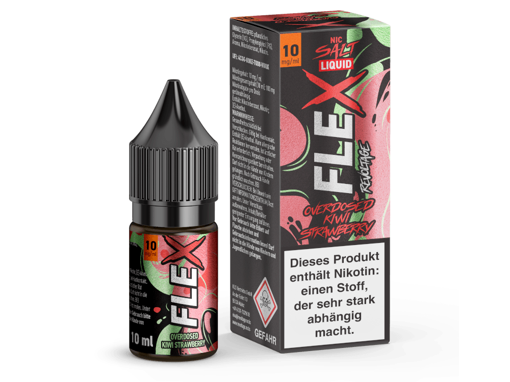 Revoltage - FLEX - Kiwi Strawberry - Nikotinsalz Liquid - time4smoke