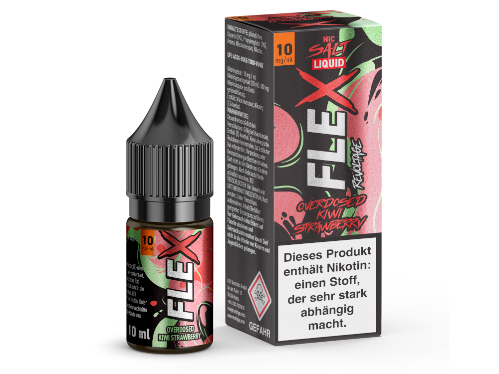 Revoltage - FLEX - Kiwi Strawberry - Nikotinsalz Liquid - time4smoke