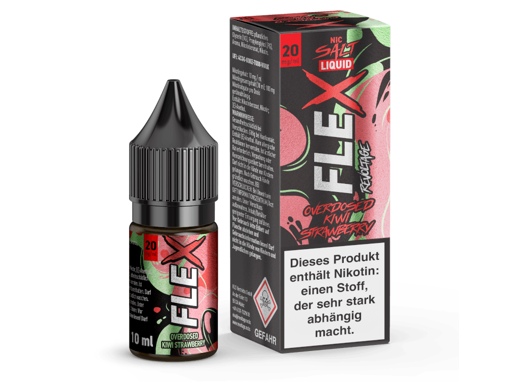 Revoltage - FLEX - Kiwi Strawberry - Nikotinsalz Liquid - time4smoke