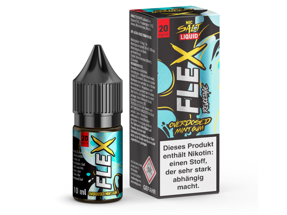 Revoltage - FLEX - Mint Gum - Nikotinsalz Liquid - time4smoke