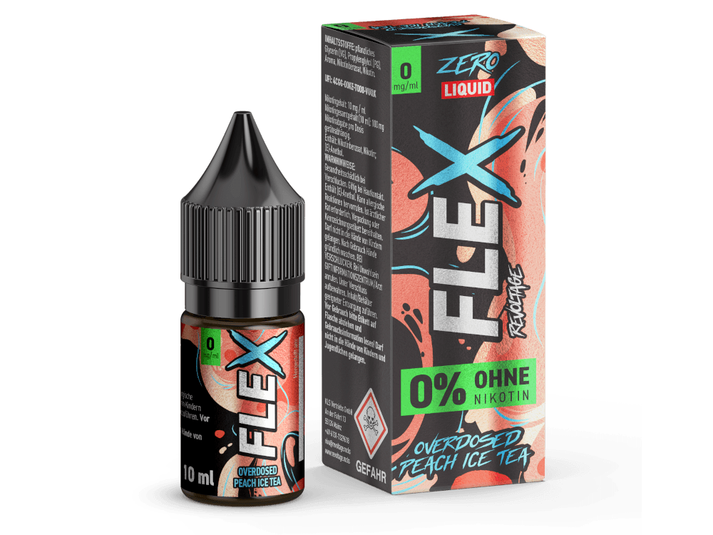 Revoltage - FLEX - Peach Ice Tea - Nikotinsalz Liquid - time4smoke