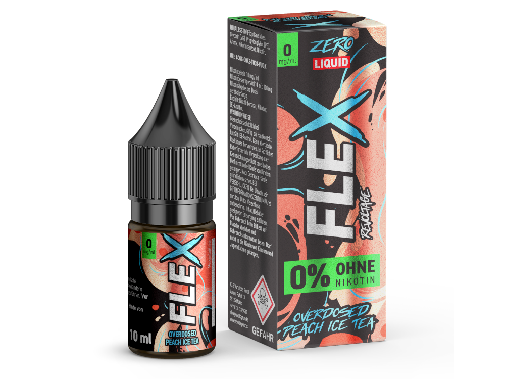 Revoltage - FLEX - Peach Ice Tea - Nikotinsalz Liquid - time4smoke