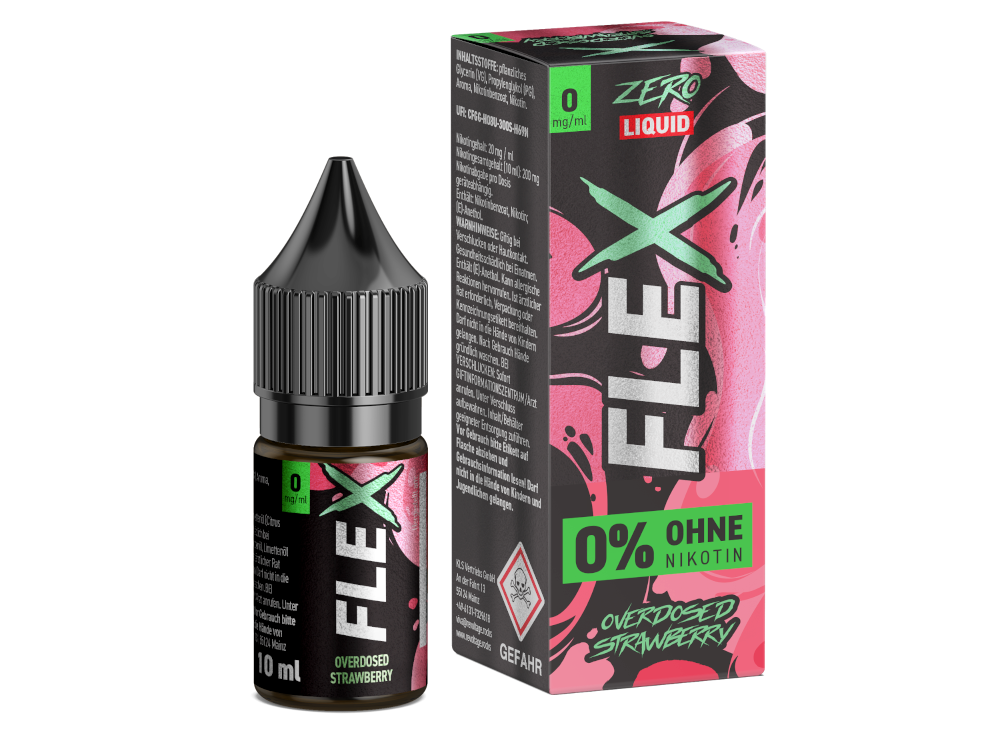 Revoltage - FLEX - Strawberry - Nikotinsalz Liquid - time4smoke
