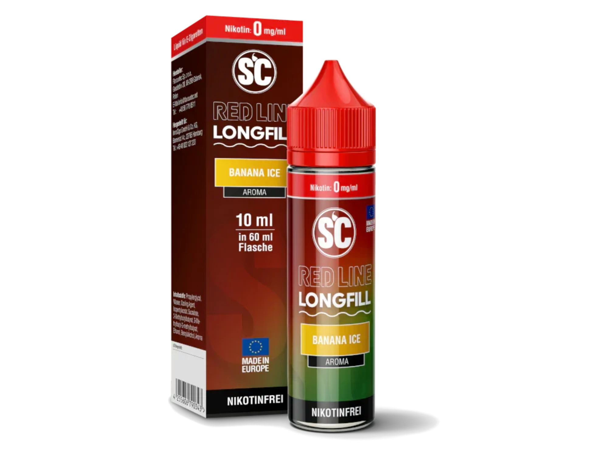 SC - Red Line - Banana Ice - Longfill Aroma 10 ml - time4smoke