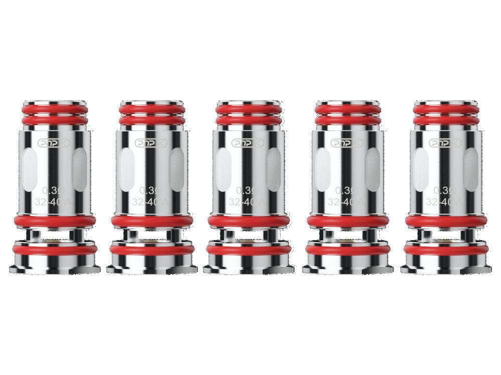 VooPoo - PnP X - Verdampferköpfe 0.15 / 0.20 / 0.30 / 0.45 / 0.60 / 0.80 / 1.00 Ohm (5 Stück)