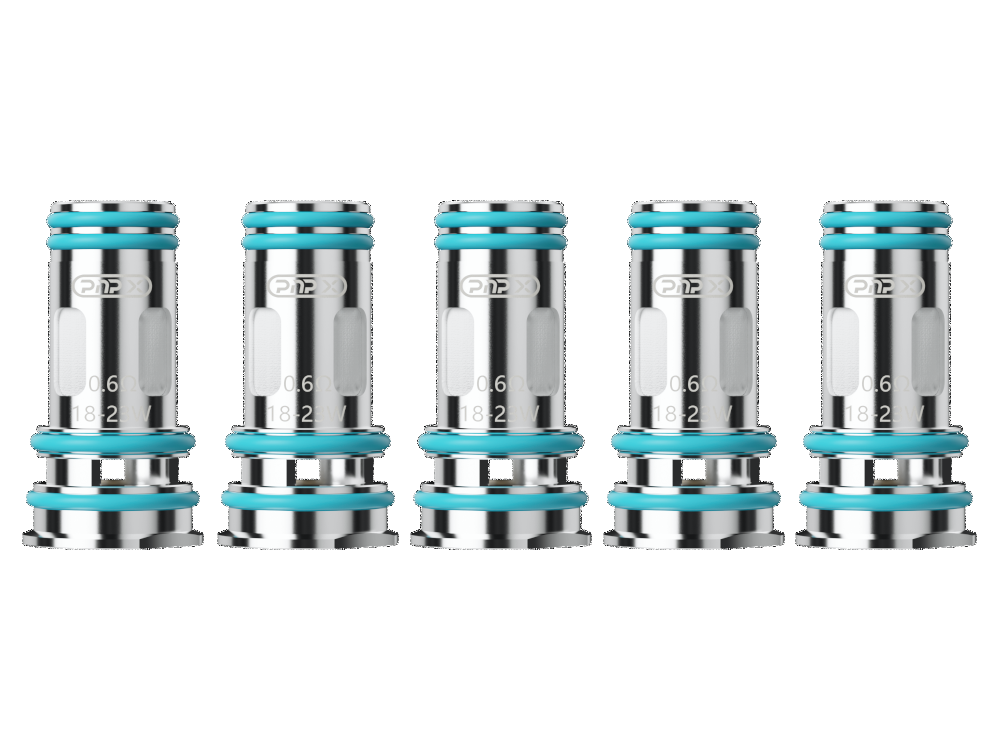 VooPoo - PnP X - Verdampferköpfe 0.15 / 0.20 / 0.30 / 0.45 / 0.60 / 0.80 Ohm (5 Stück)