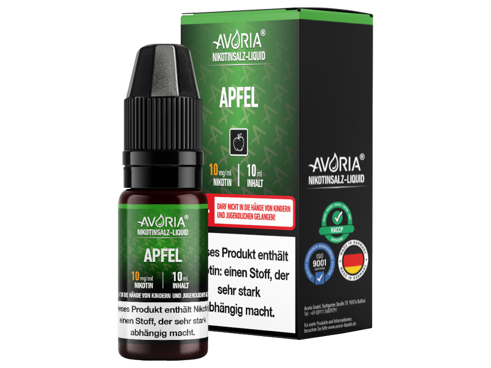 Avoria - Apfel - Nikotinsalz Liquid