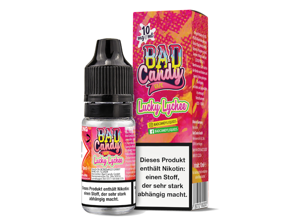 Bad Candy Liquids - Lucky Lychee - Nikotinsalz Liquid - time4smoke
