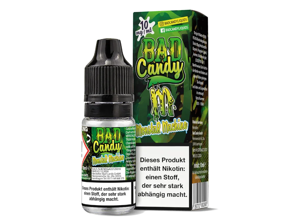 Bad Candy Liquids - Monstar Machine - Nikotinsalz Liquid - time4smoke