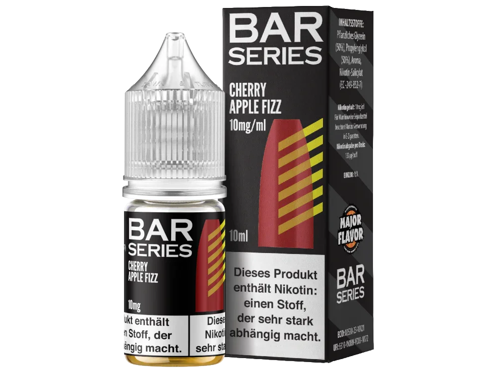 Bar Series - Cherry Apple Fizz - Nikotinsalz Liquid - Cherry Apple Fizz / 1er Packung / 10 mg/ml time4smoke.de