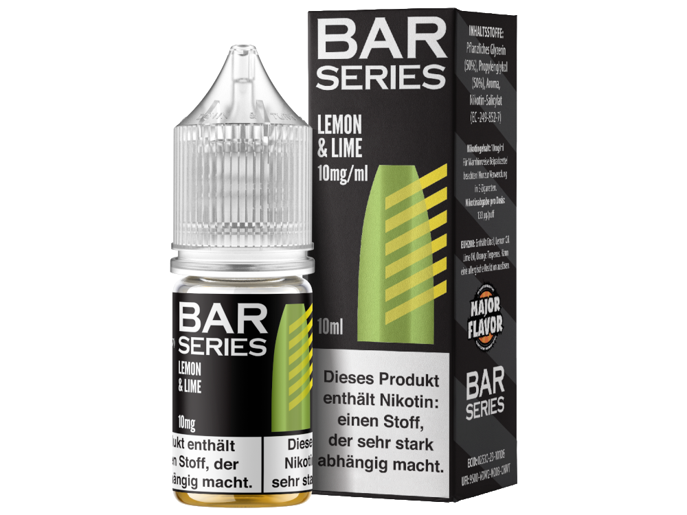 Bar Series - Lemon & Lime - Nikotinsalz Liquid - time4smoke