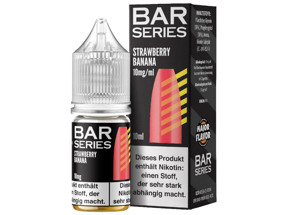 Bar Series - Strawberry Banana - Nikotinsalz Liquid - time4smoke