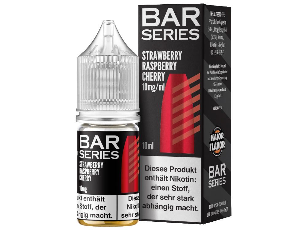 Bar Series - Strawberry Raspberry Cherry - Nikotinsalz Liquid - time4smoke