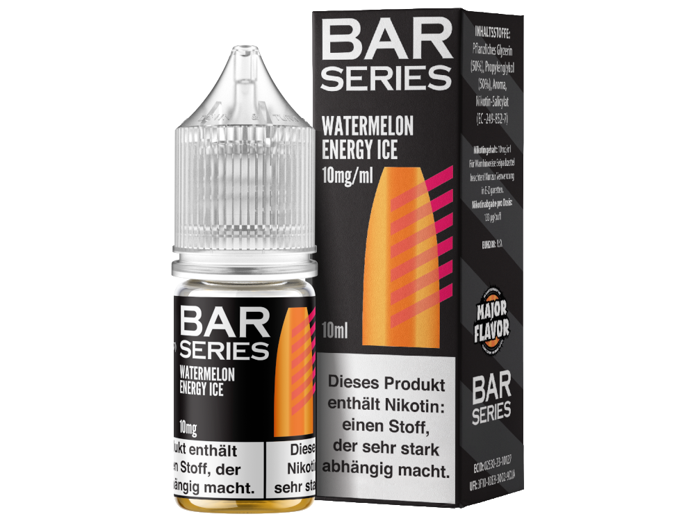 Bar Series - Watermelon Energy Ice - Nikotinsalz Liquid - time4smoke