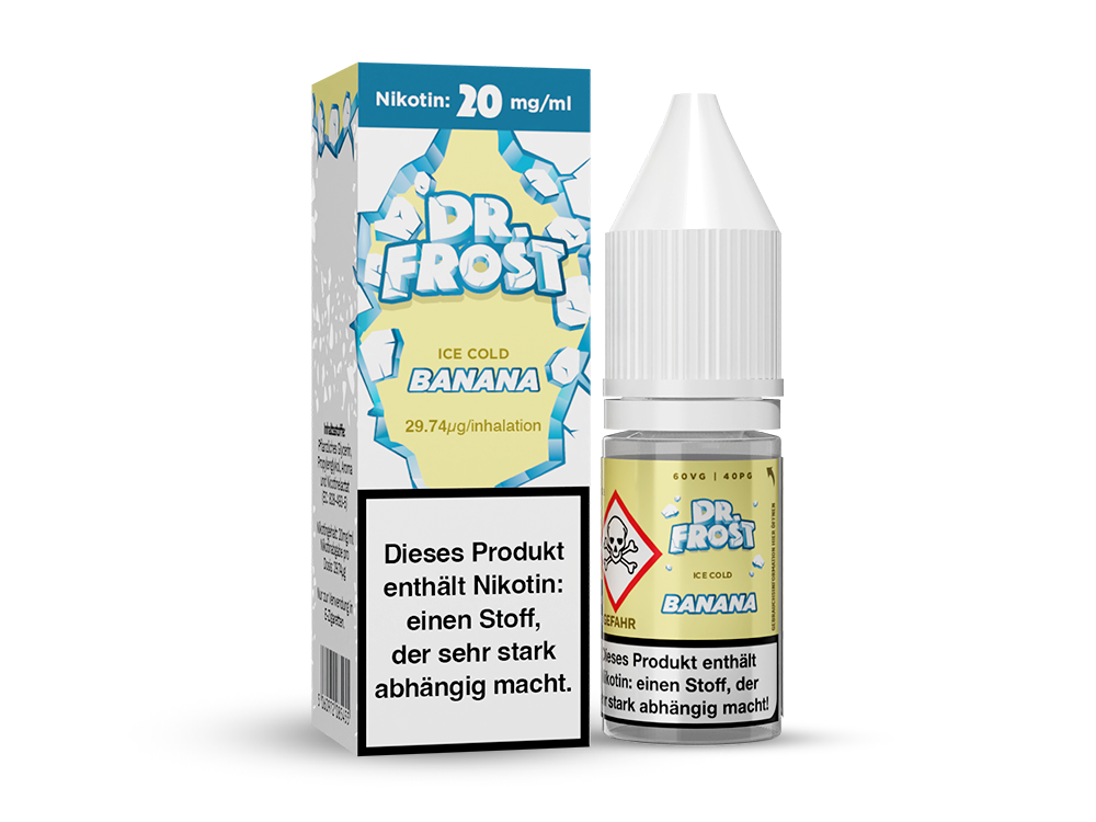 Dr. Frost - Ice Cold - Banana - Nikotinsalz Liquid