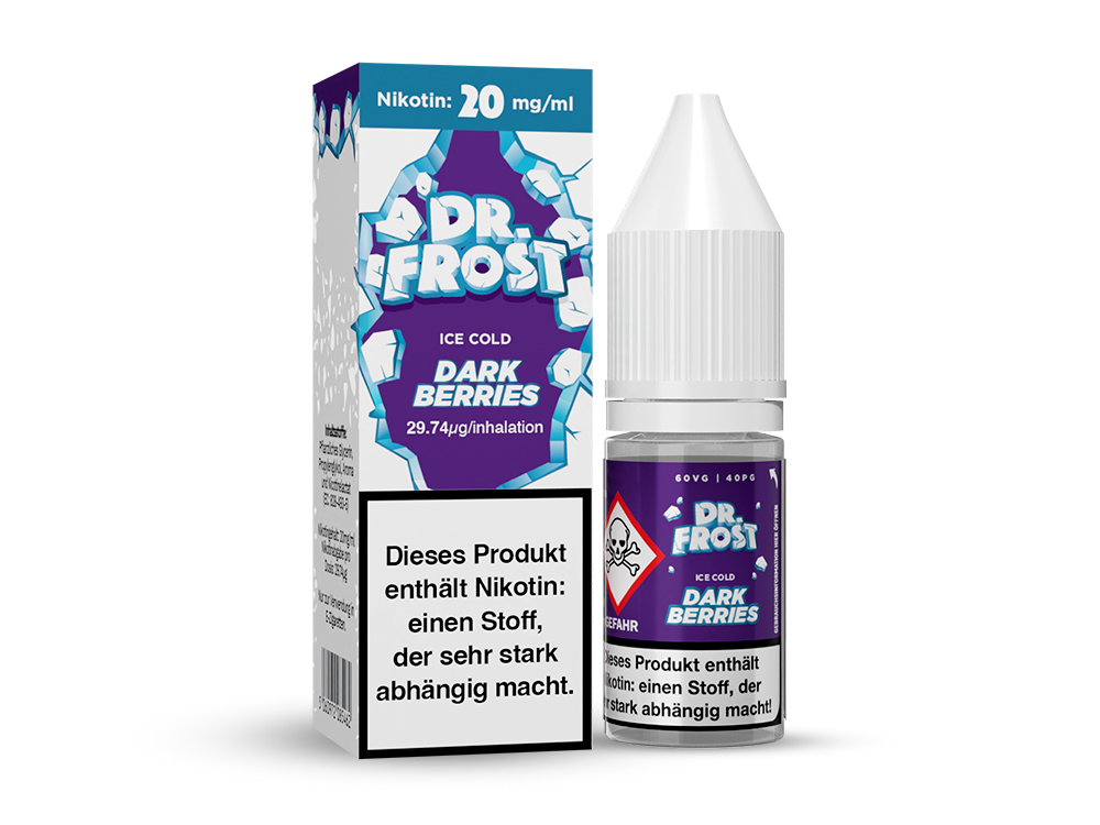 Dr. Frost - Ice Cold - Dark Berries - Nikotinsalz Liquid - time4smoke