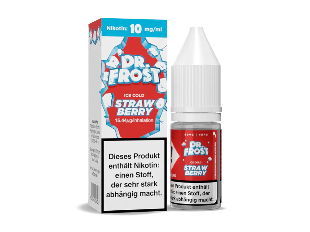 Dr. Frost - Ice Cold - Strawberry - Nikotinsalz Liquid - time4smoke