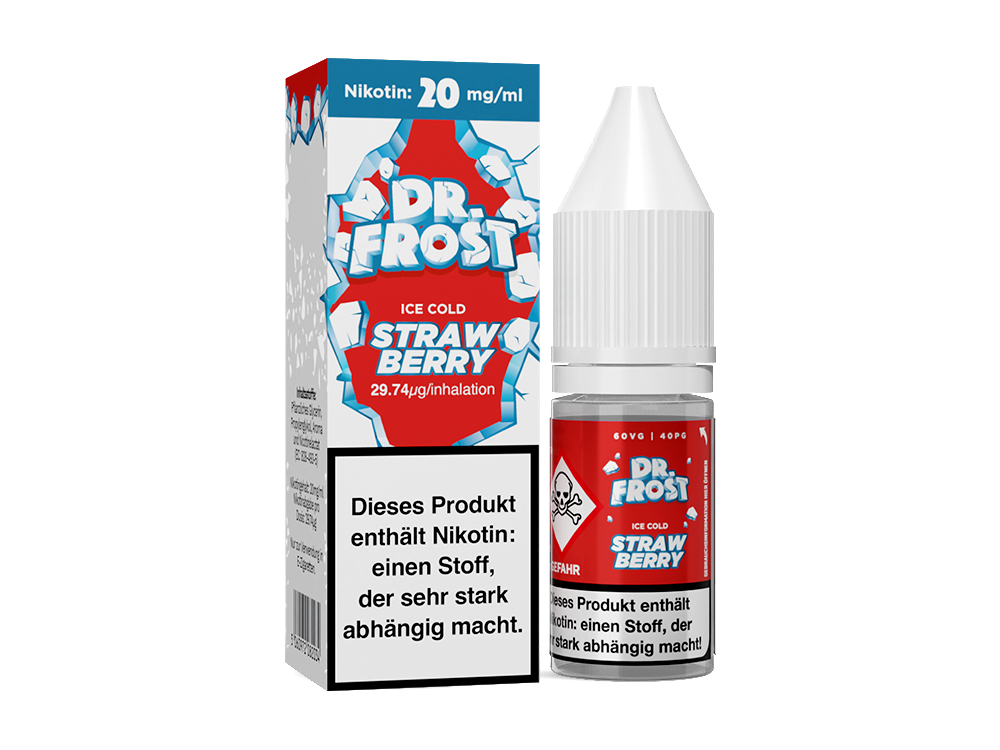 Dr. Frost - Ice Cold - Strawberry - Nikotinsalz Liquid