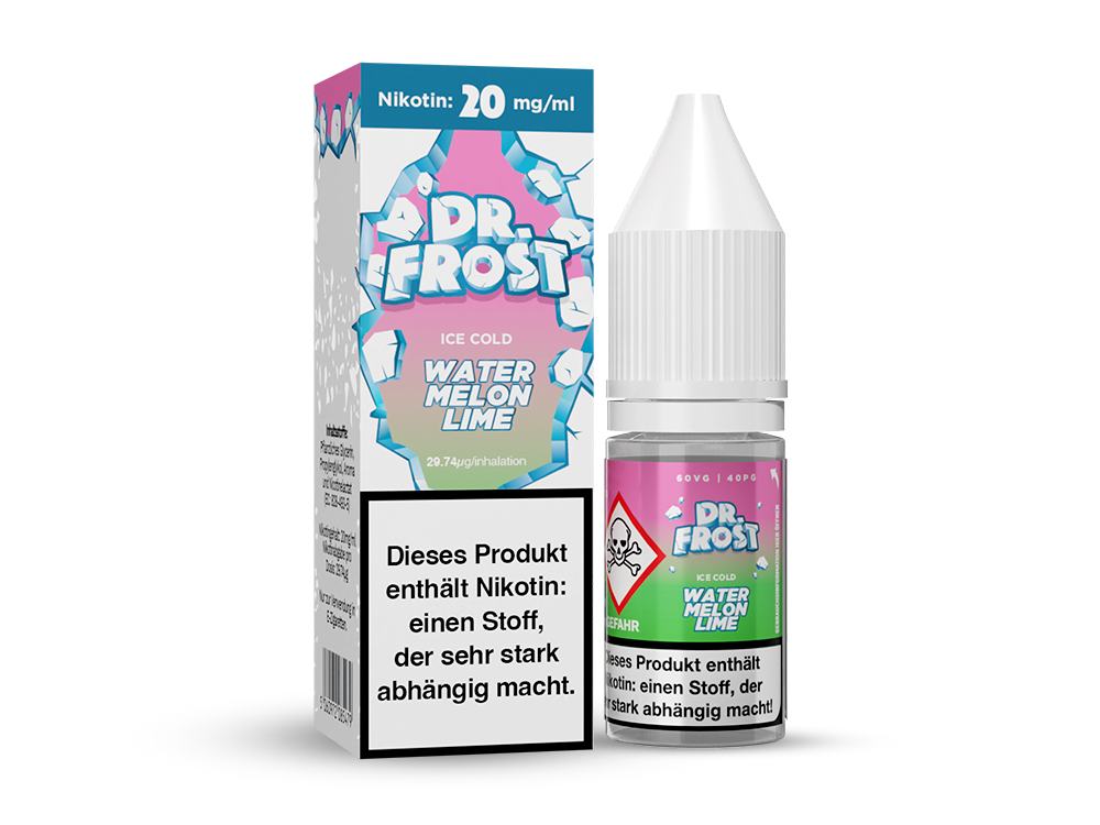 Dr. Frost - Ice Cold - Watermelon Lime - Nikotinsalz Liquid - time4smoke