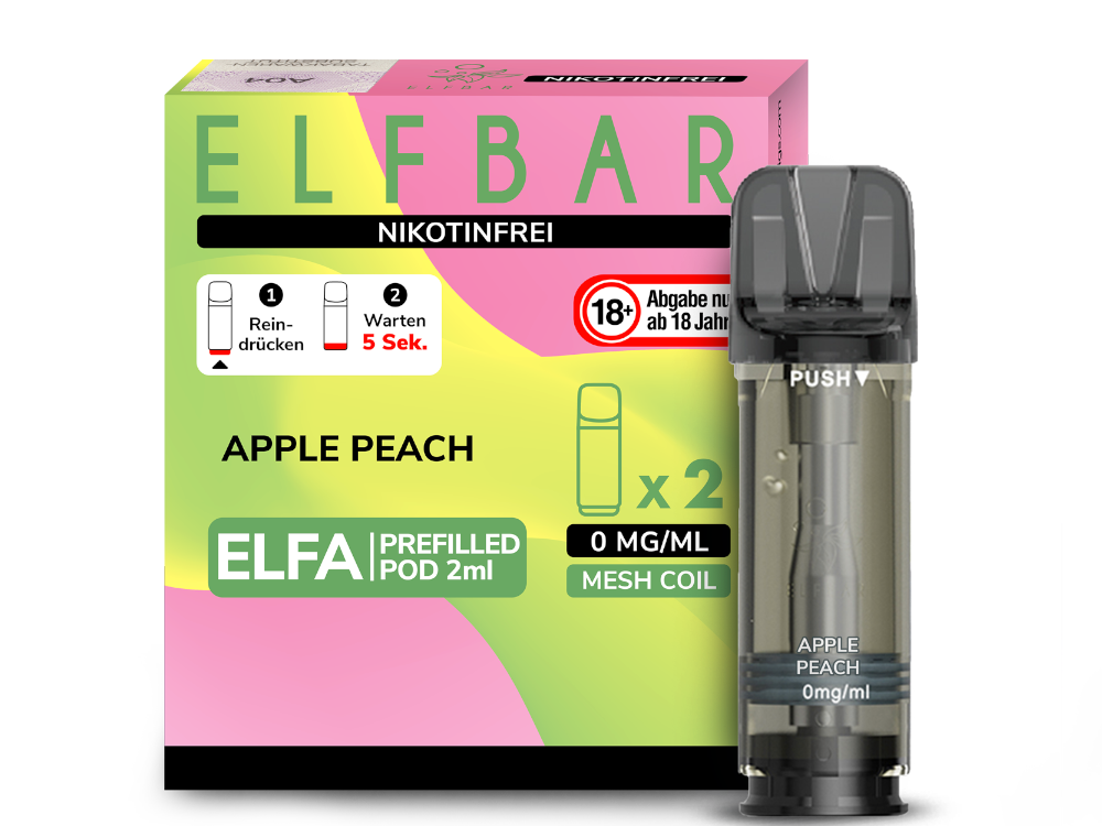 ELFBAR - Elfa Pods (2 x 2 ml) 0 / 20 mg/ml (2 Stück)